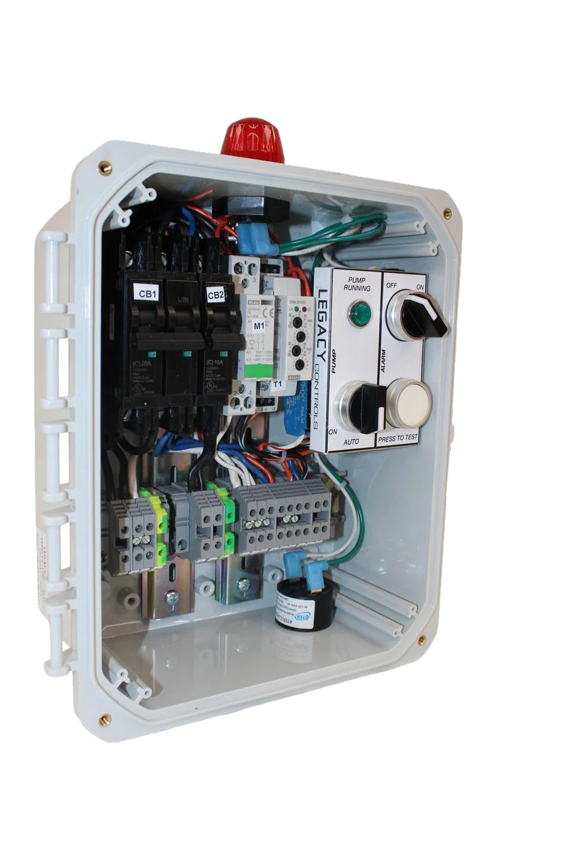 Simplex pump control panel